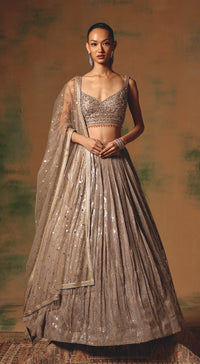 The Champagne Glow Lehenga