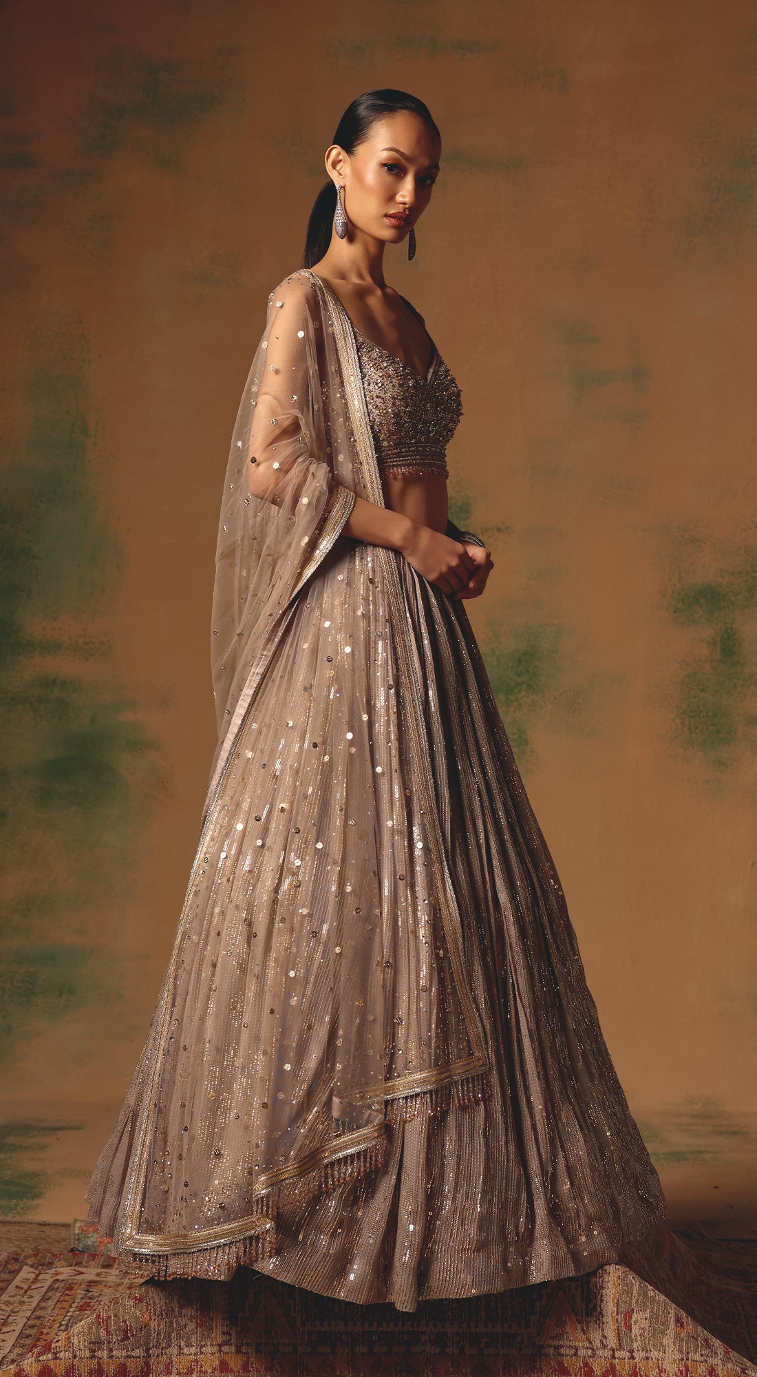 The Champagne Glow Lehenga