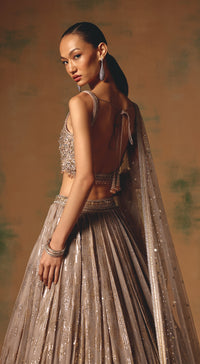The Champagne Glow Lehenga