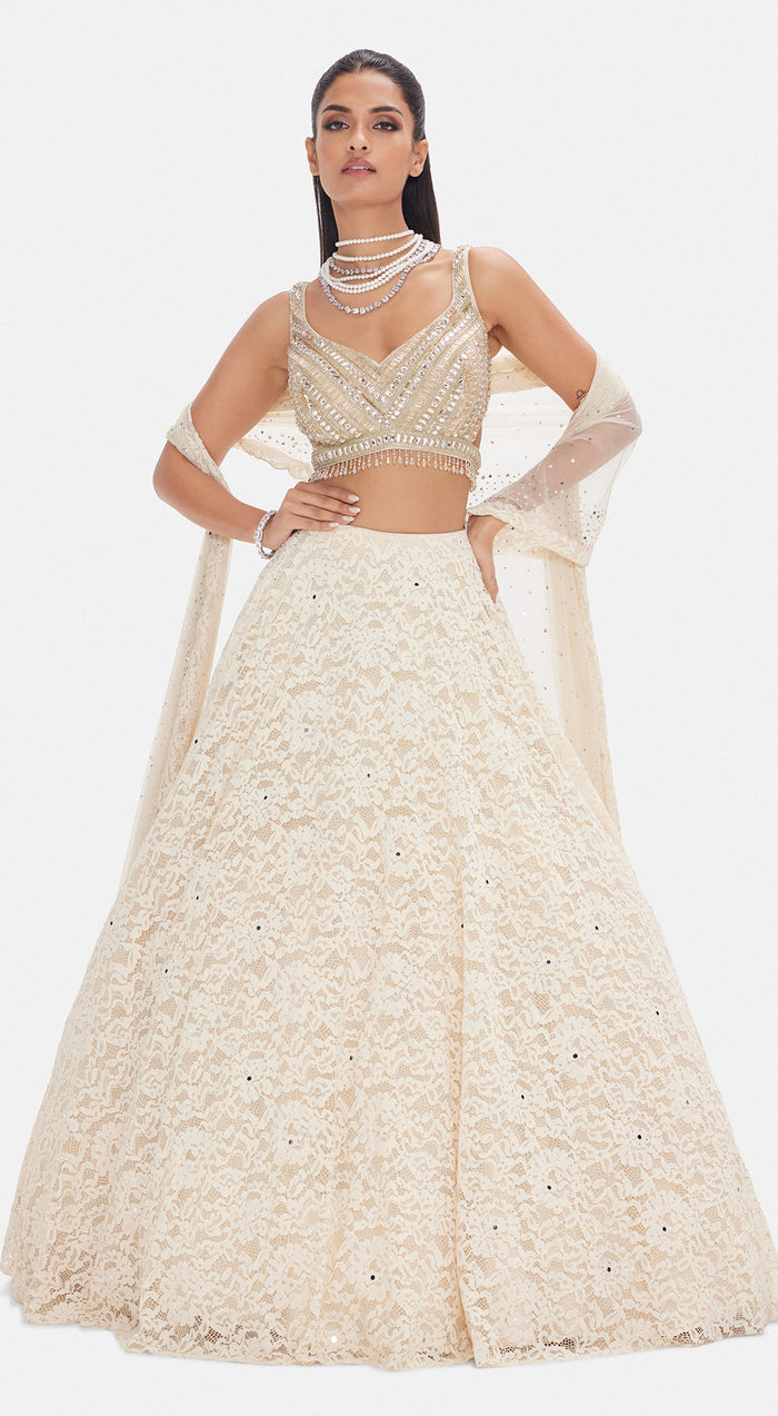 The Ivory Nymph Lehenga Set