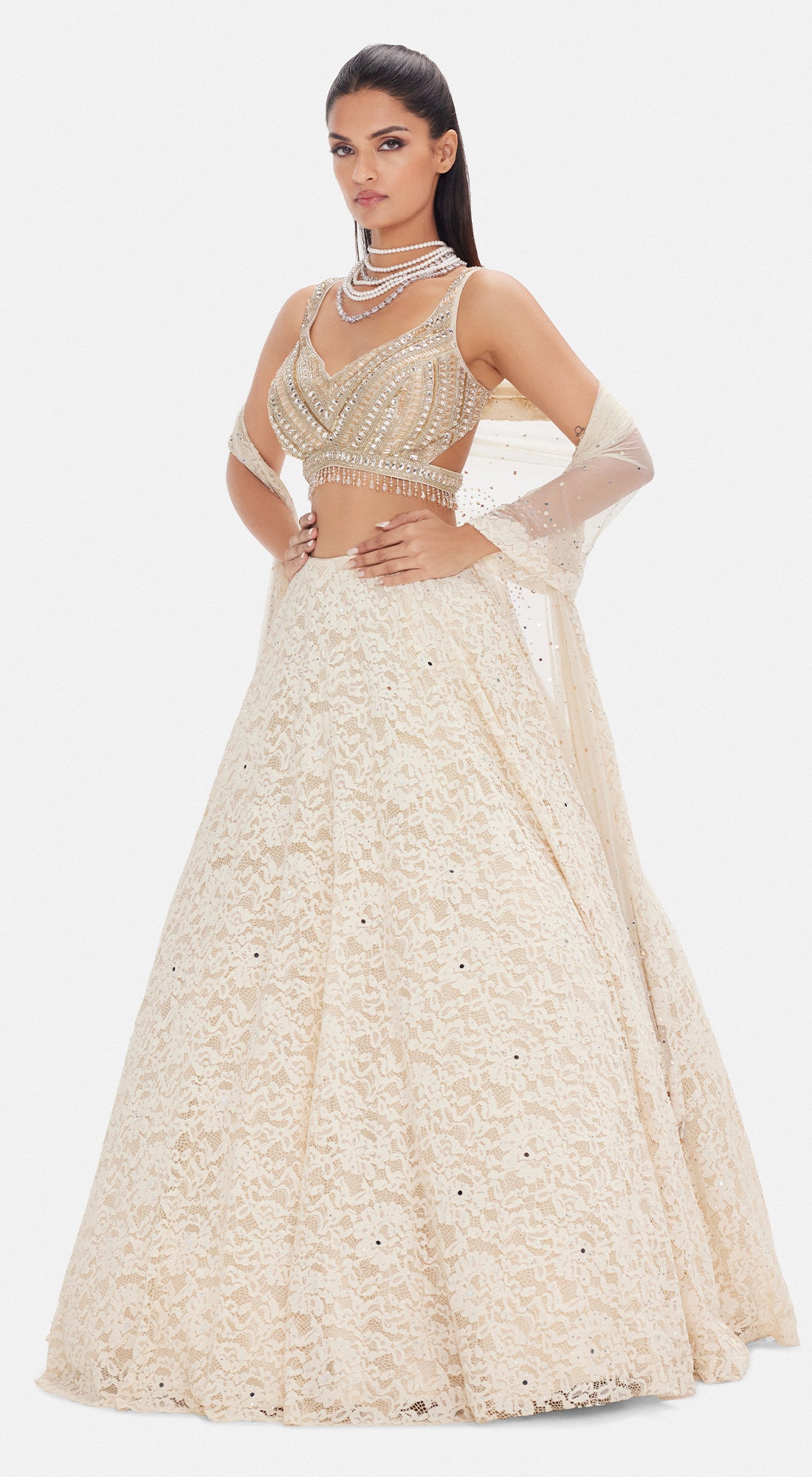 The Ivory Nymph Lehenga Set