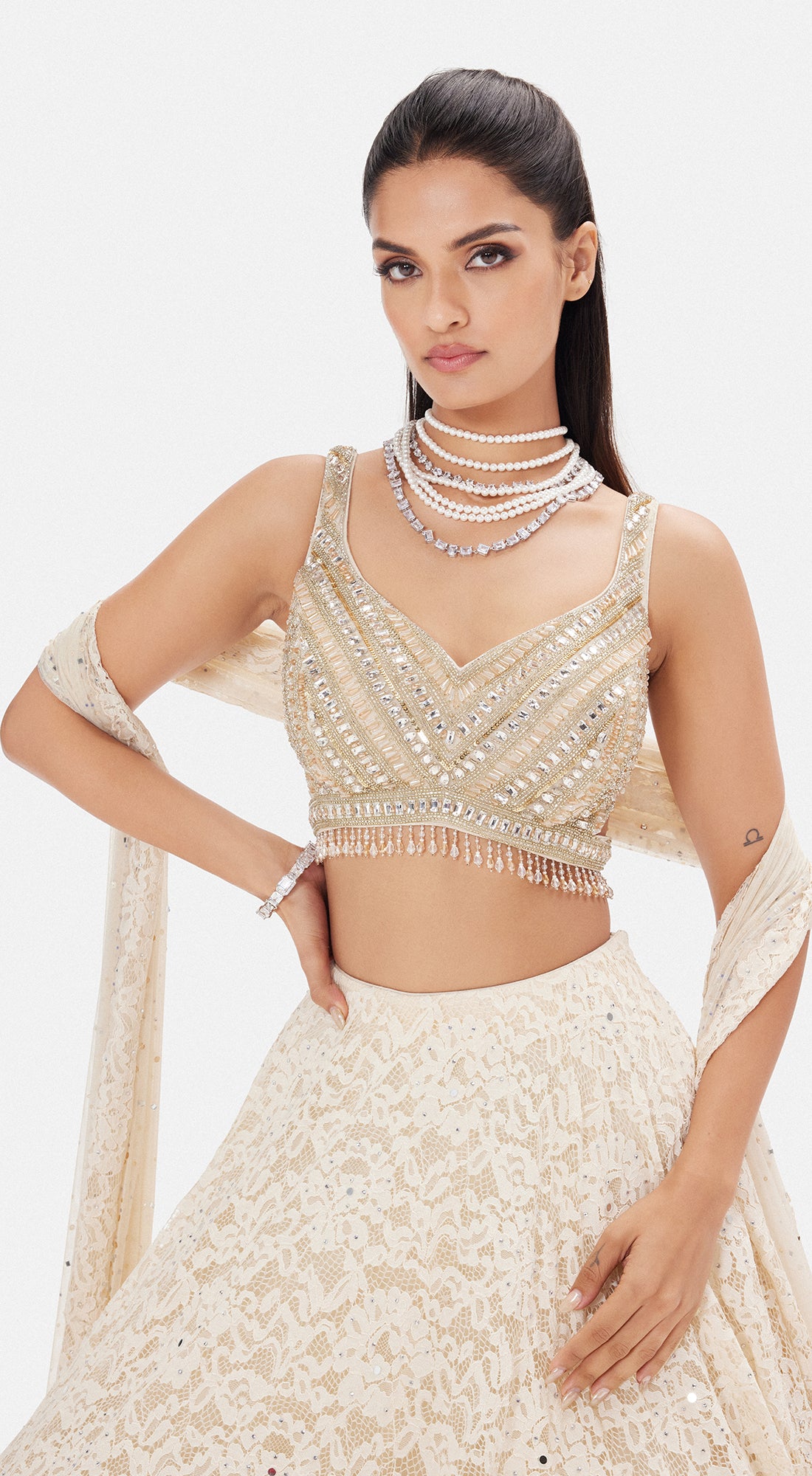 The Ivory Nymph Lehenga Set