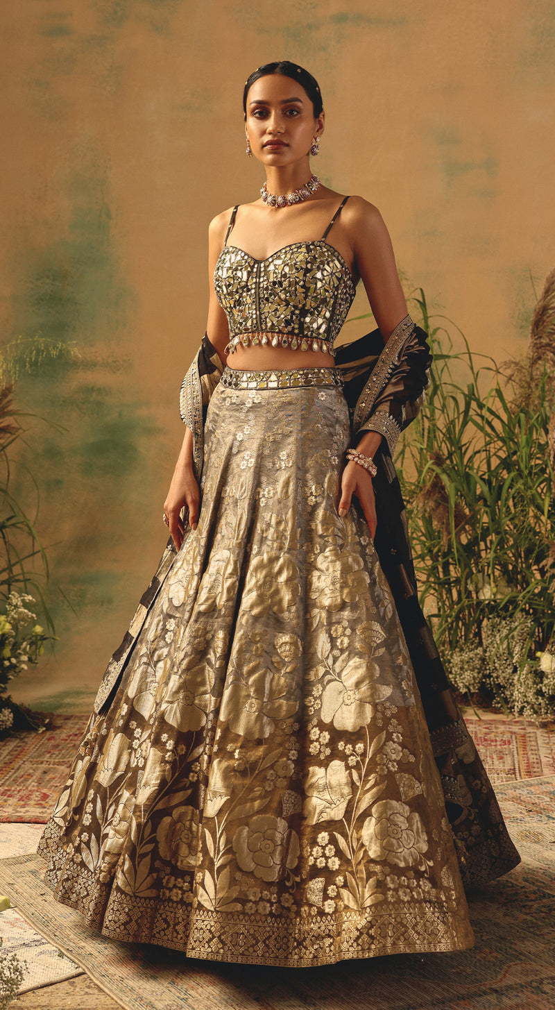 The Wild Fern Lehenga