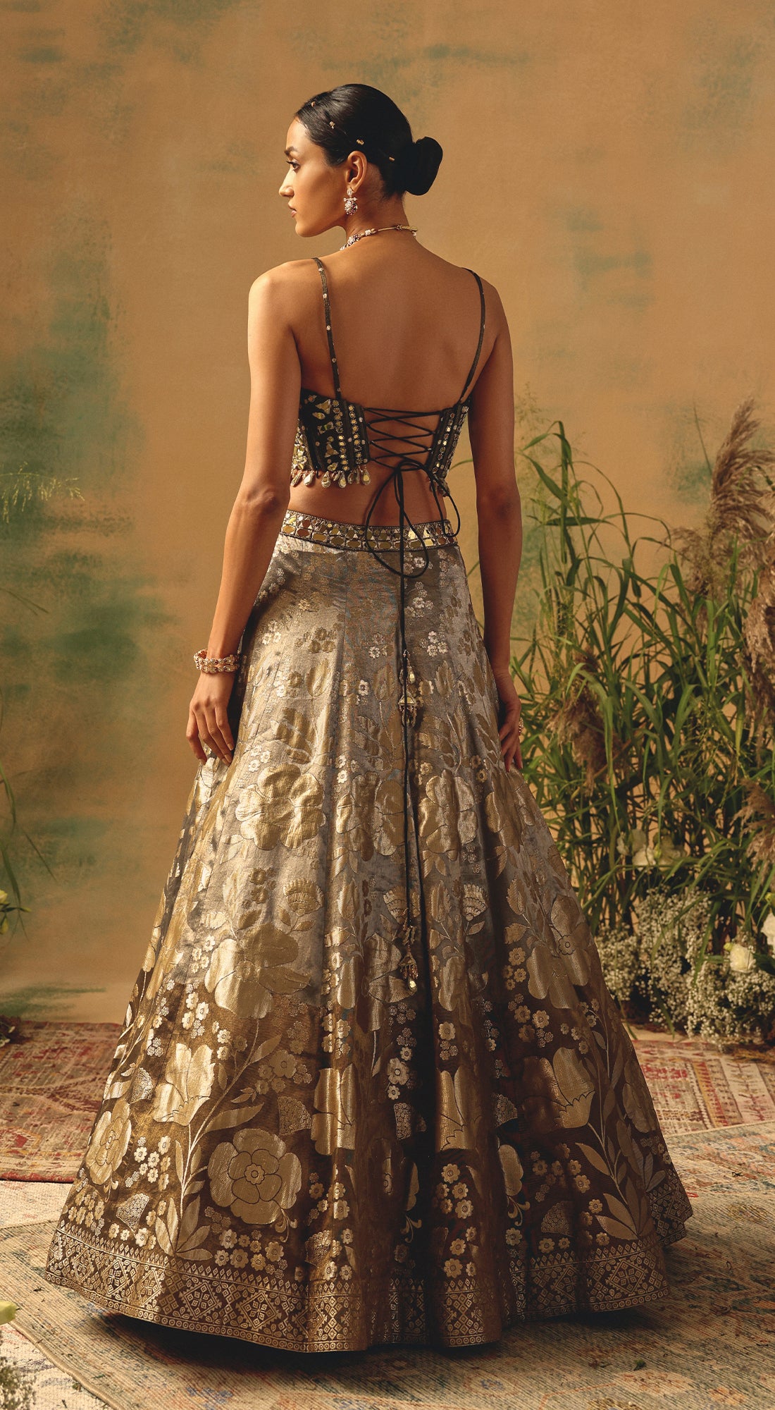 The Wild Fern Lehenga