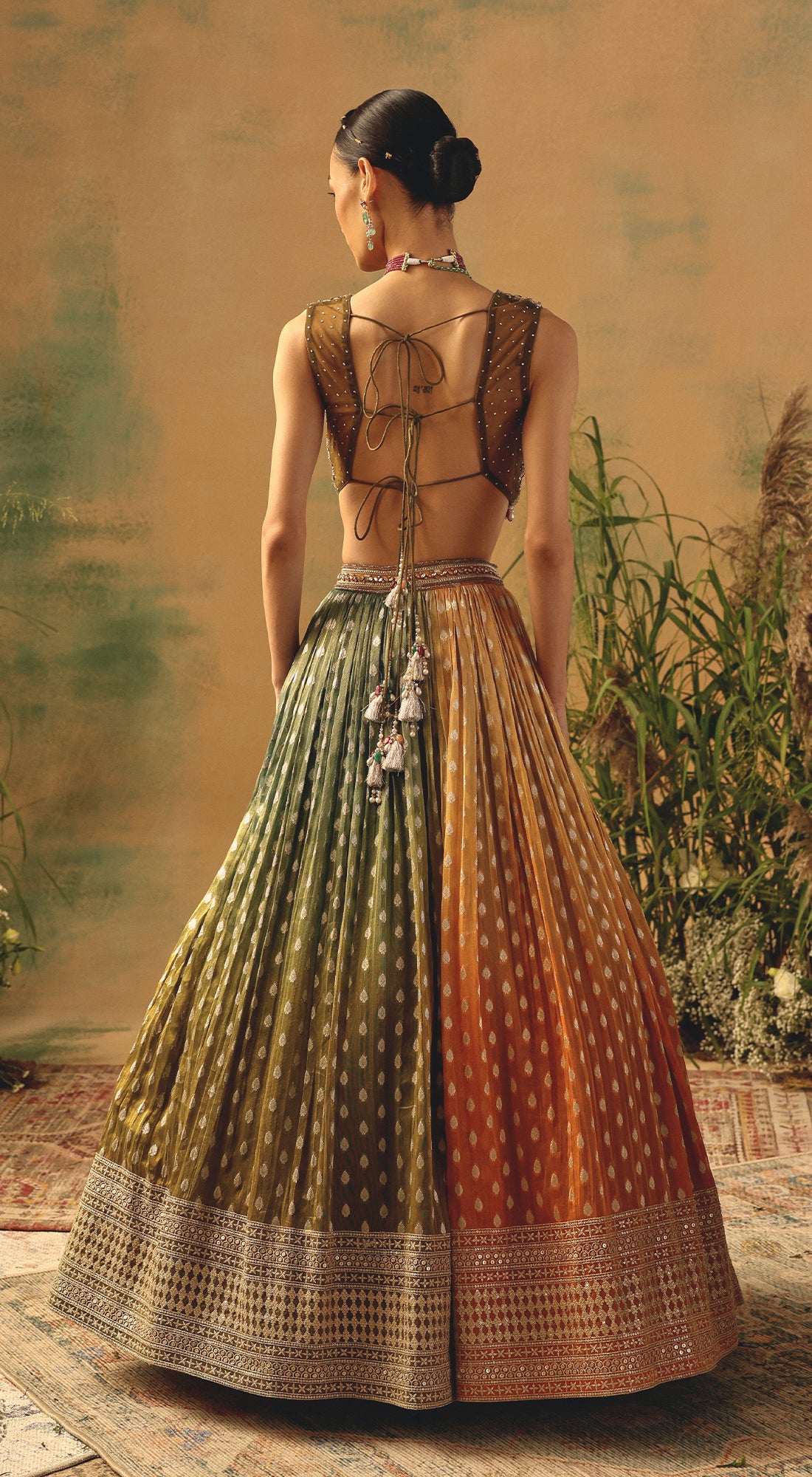 The Haldi Forest Lehenga