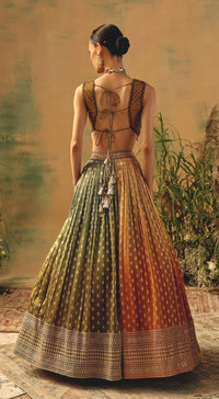 The Haldi Forest Lehenga