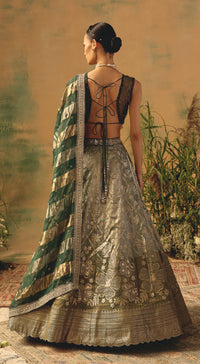 The Olive Blush Lehenga
