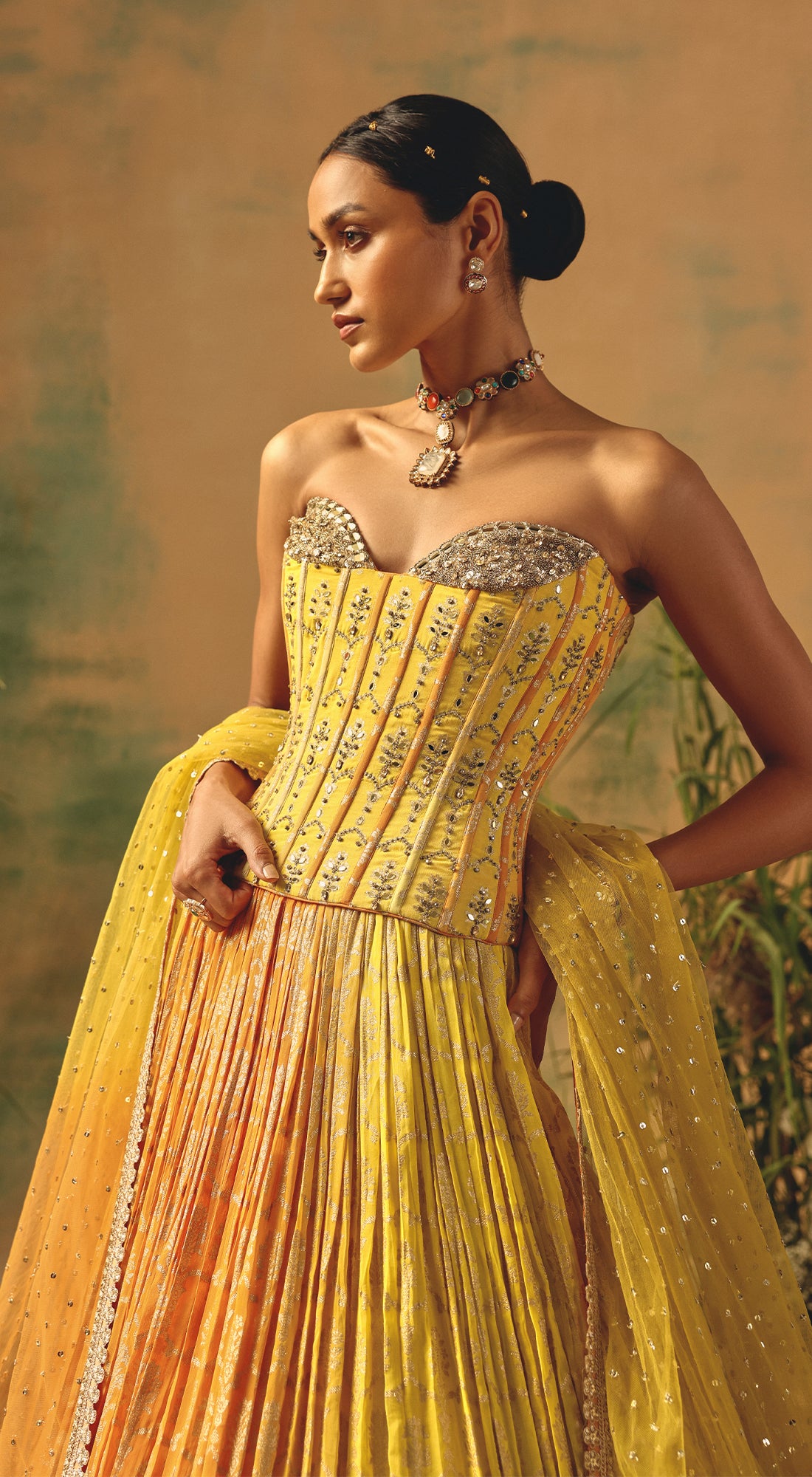 The Wild Mariposa Lehenga