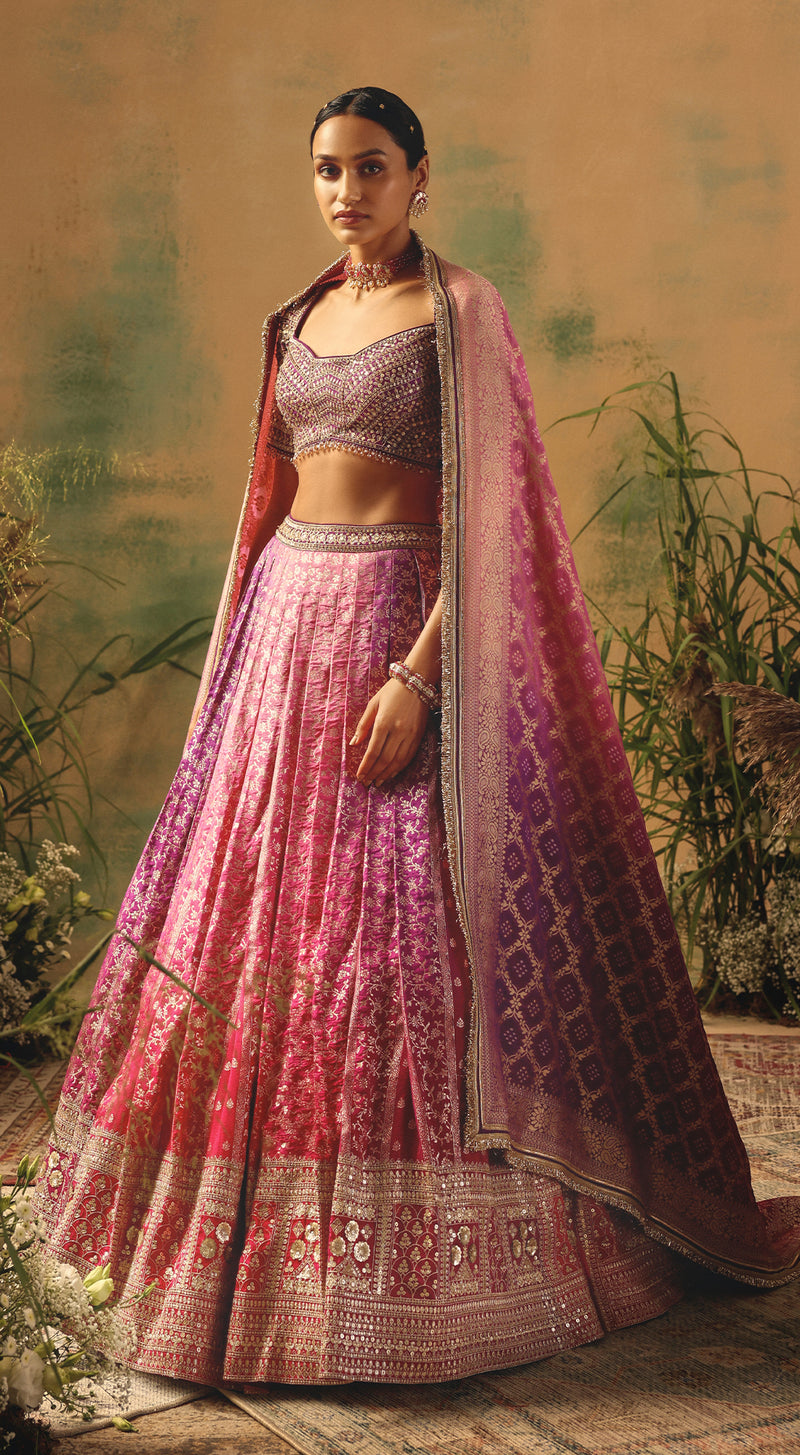 The Wildrose Lehenga