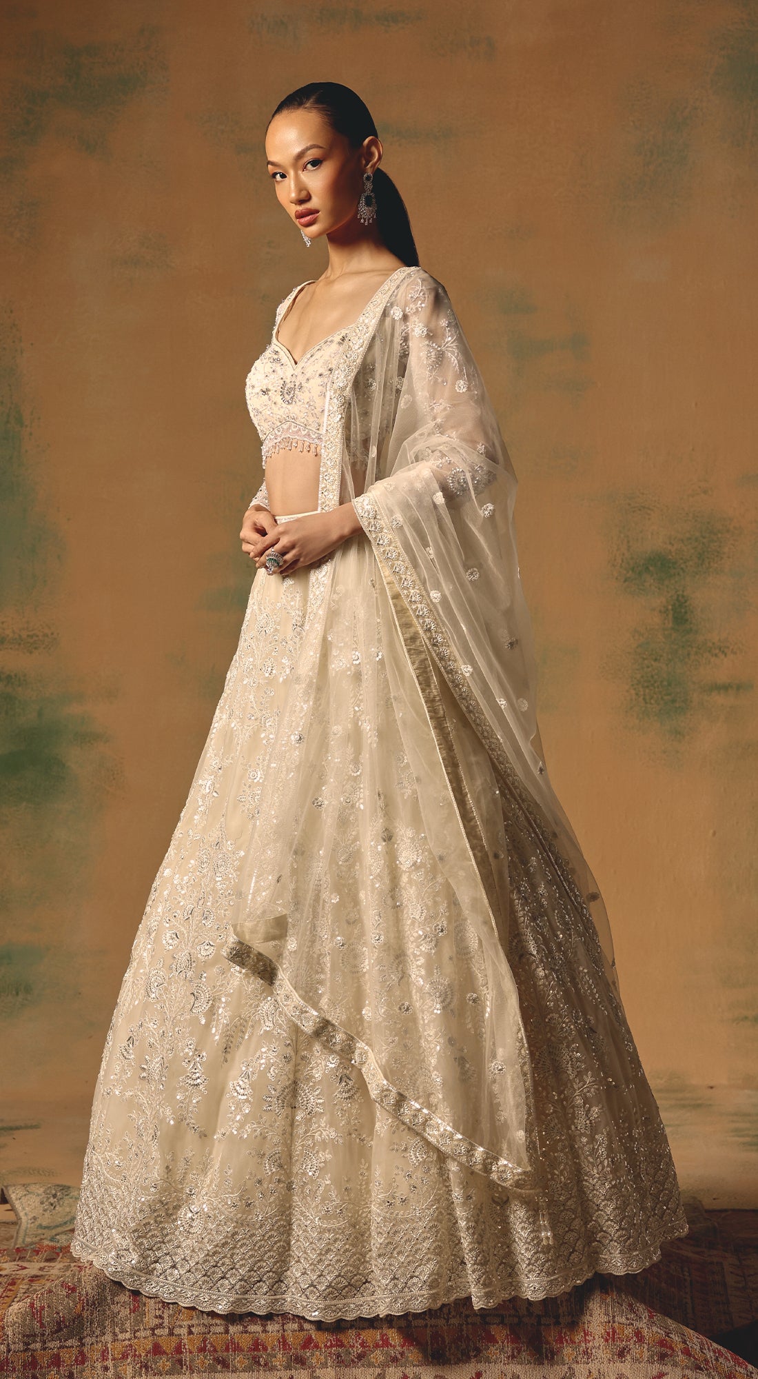 The Moonflower Lehenga
