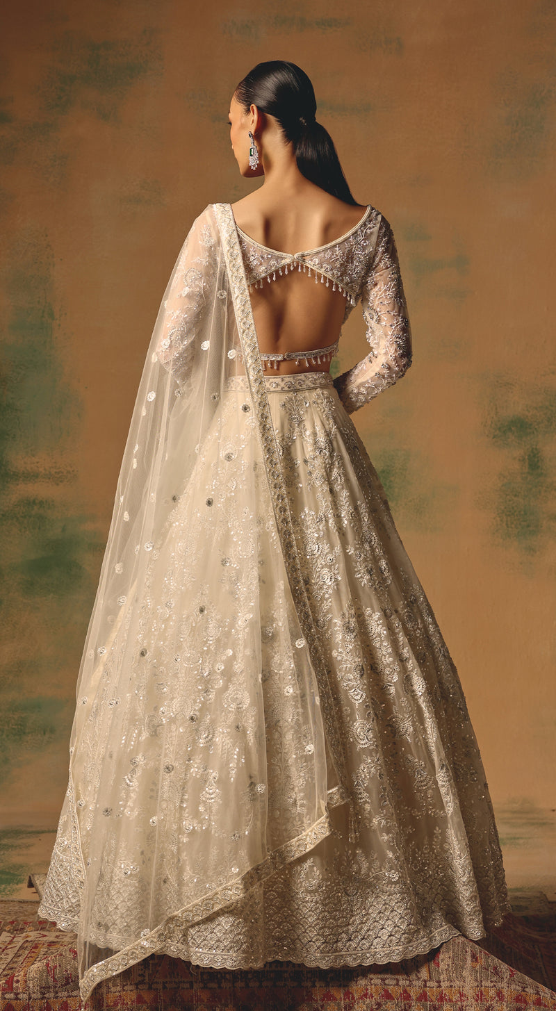 The Moonflower Lehenga