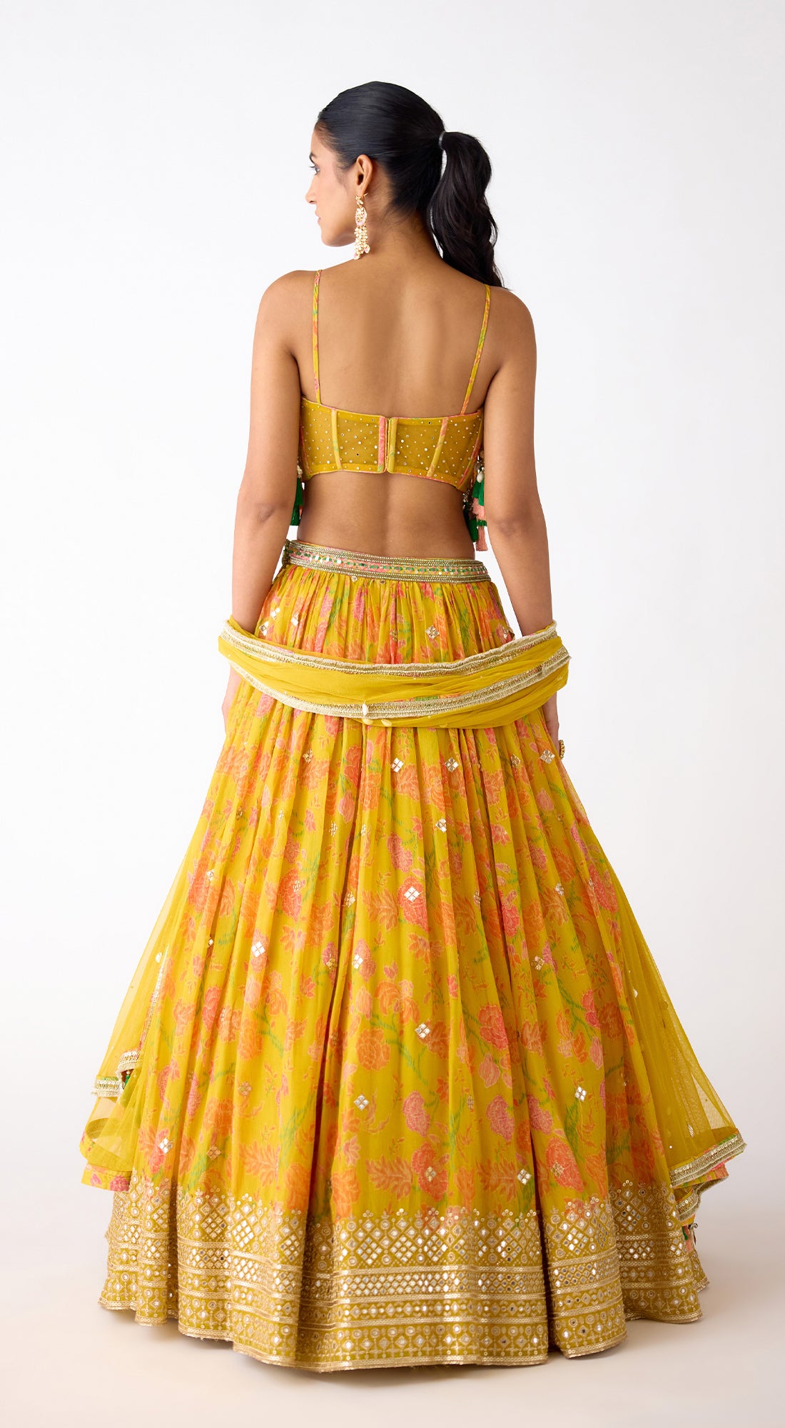 The Amber Radiance Lehenga Set