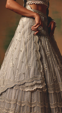 The Silvered Dove Lehenga