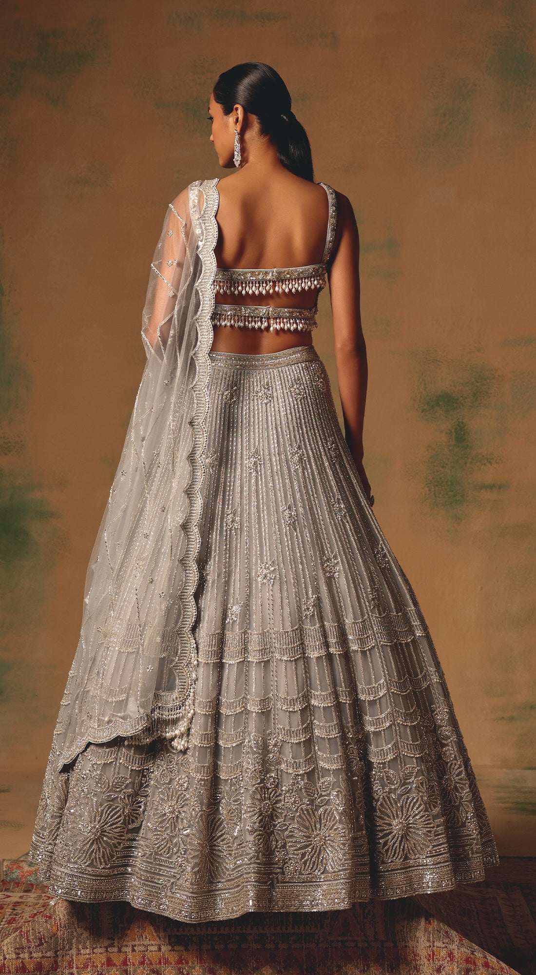 The Silvered Dove Lehenga