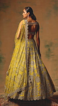 The Solstice Fern Lehenga