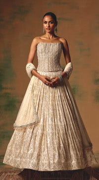 The Morning Dew Corset Lehenga