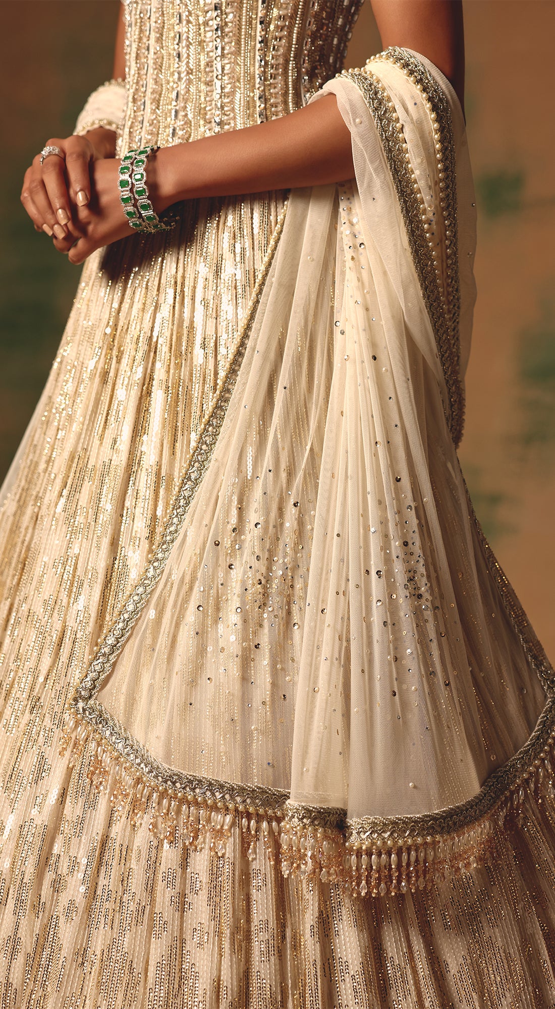 The Morning Dew Corset Lehenga