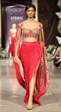 The Sunset Red Cape Set