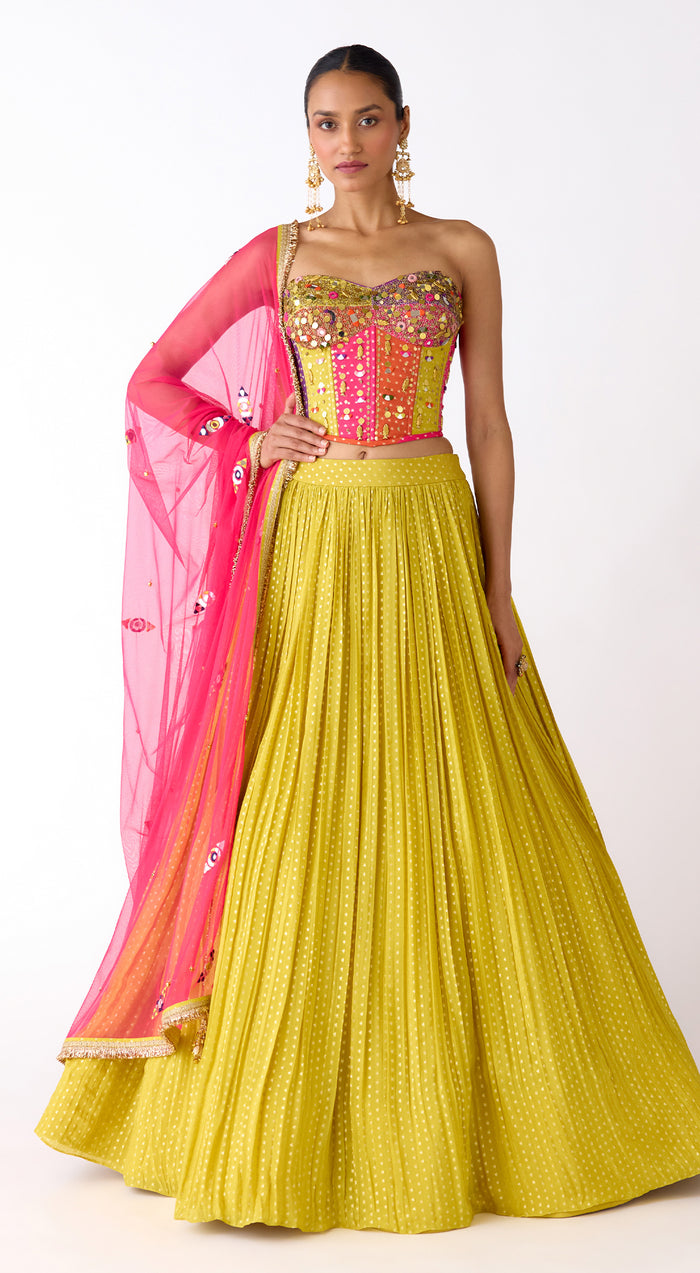 The Citrine Radiance Lehenga Set