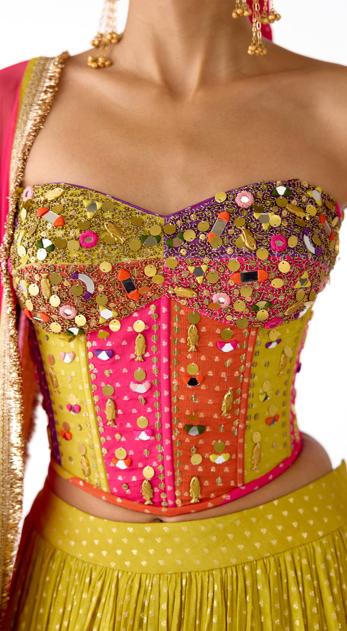 The Citrine Radiance Lehenga Set