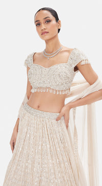 The Pearly Luminous Lehenga