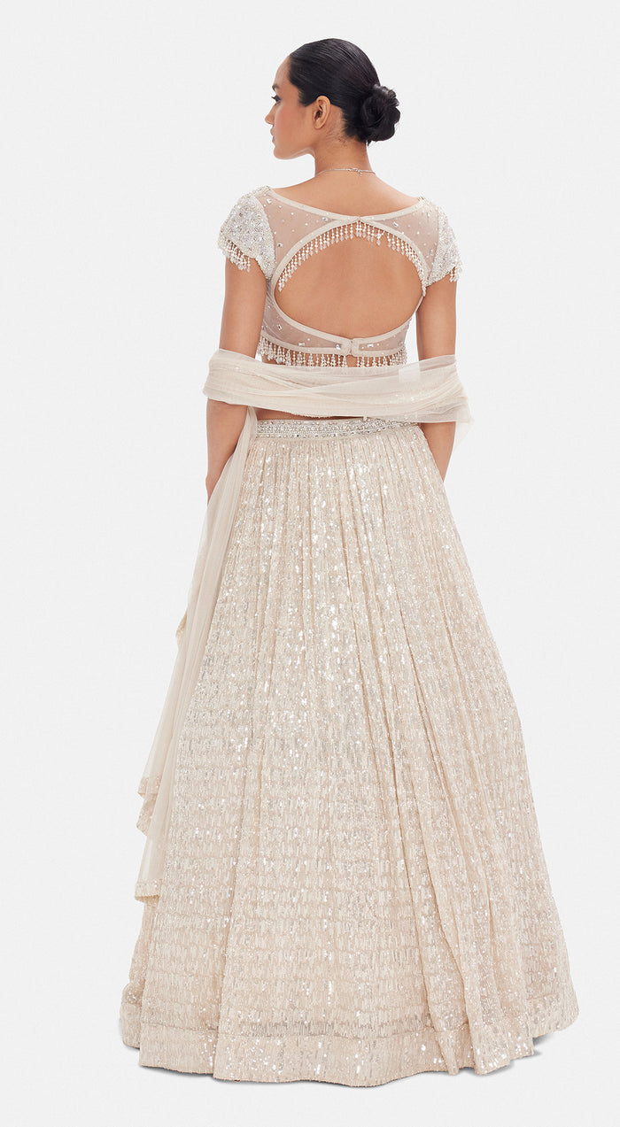 The Pearly Luminous Lehenga