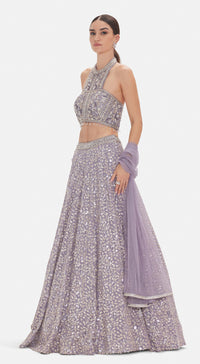 The Regal Lilac Lehenga