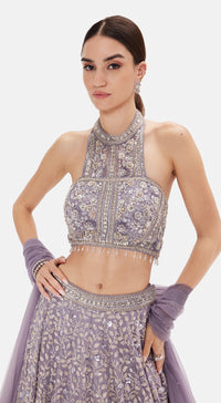 The Regal Lilac Lehenga