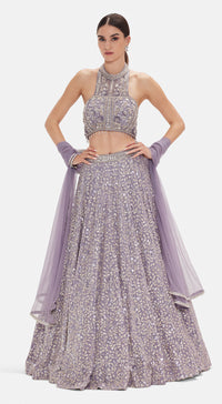 The Regal Lilac Lehenga