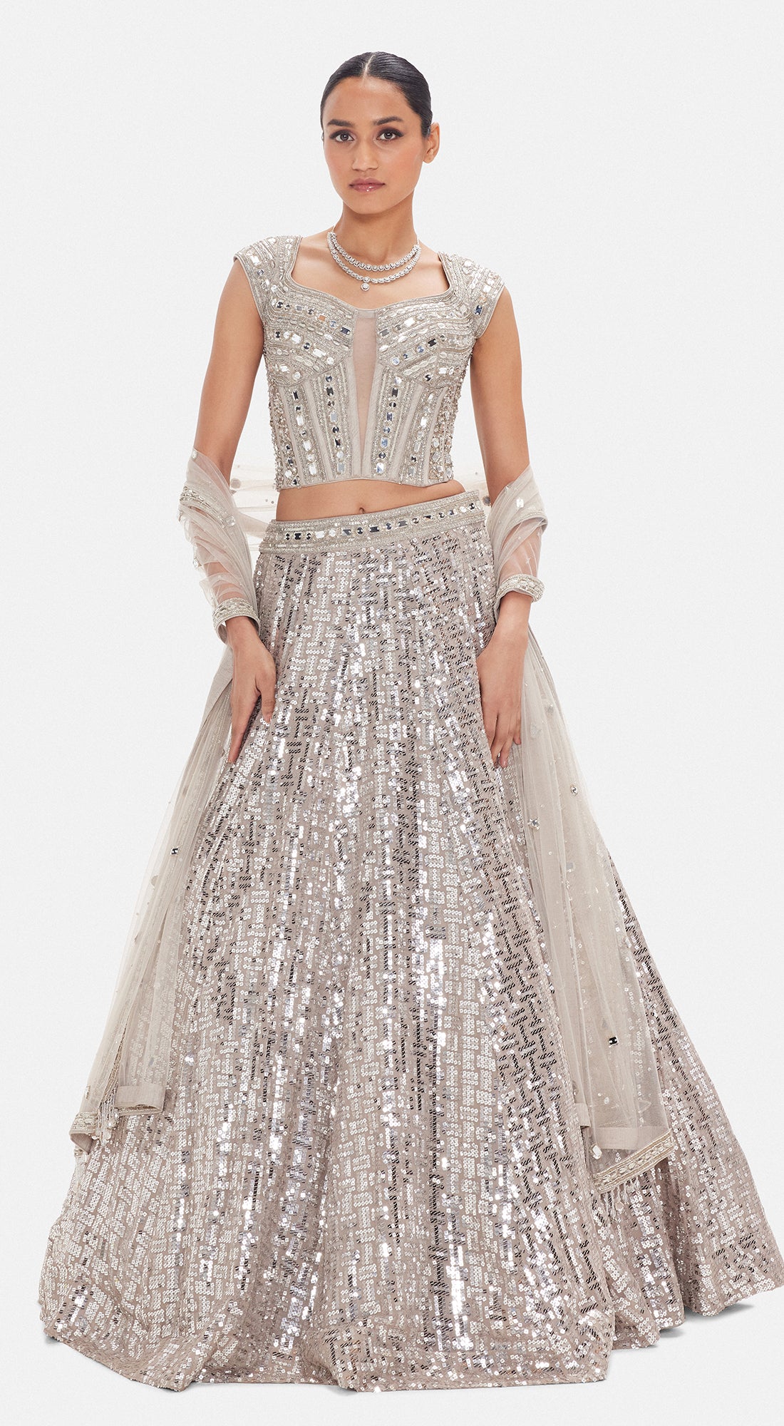 The Mist & Mirror Lehenga Set