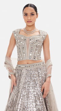 The Mist & Mirror Lehenga Set