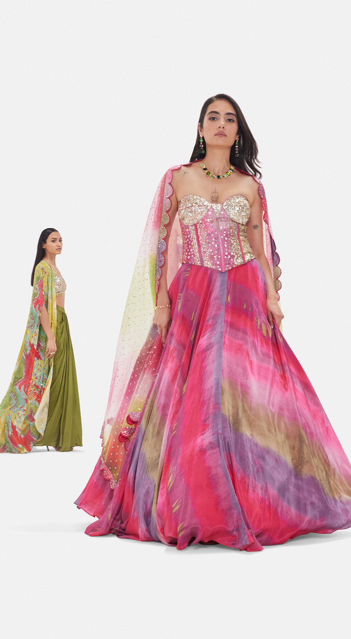 The Iris Mirage Lehenga Set