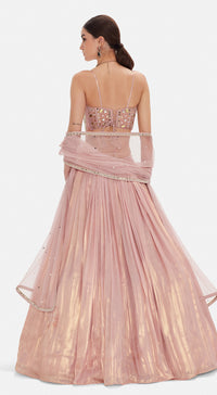 The Liquid Blush Lehenga Set