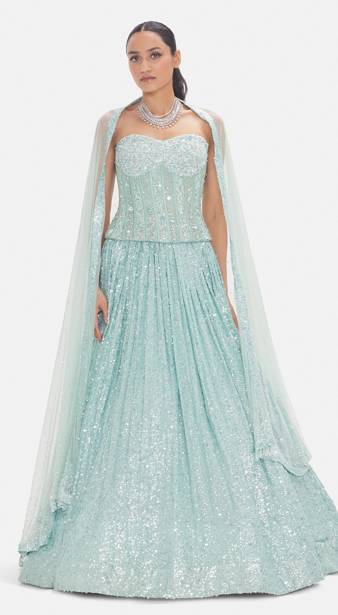 The Aquamarine Dream Lehenga Set