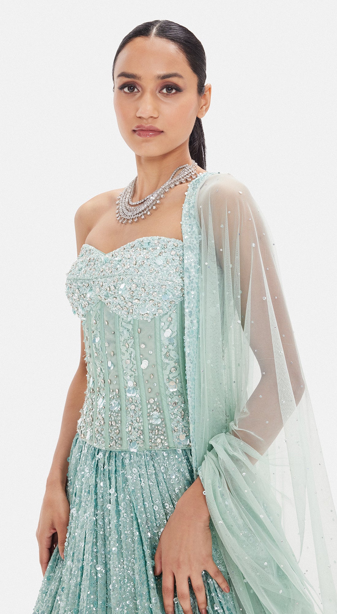 The Aquamarine Dream Lehenga Set