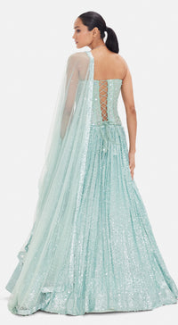 The Aquamarine Dream Lehenga Set