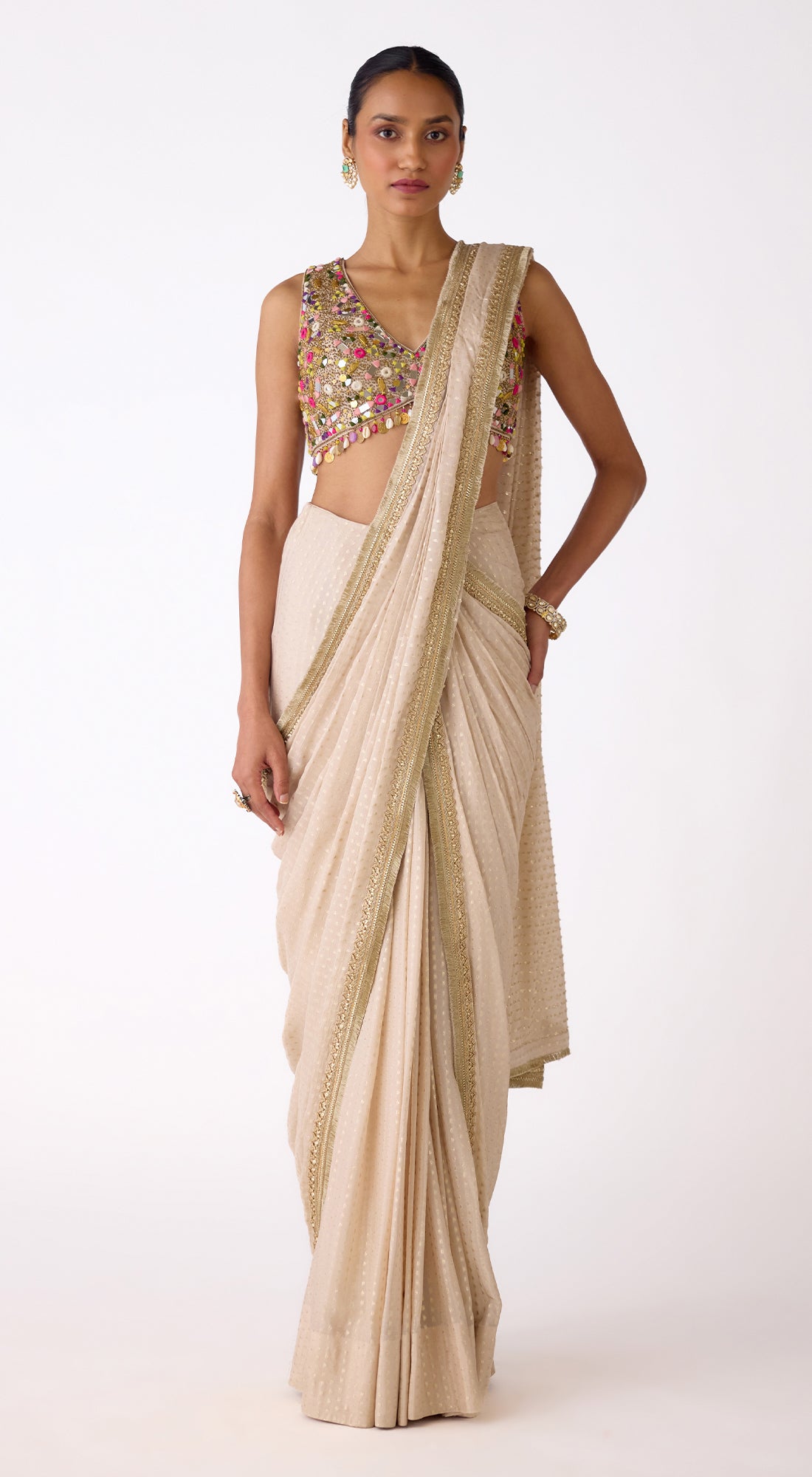 The Sunlit Oasis Saree Set