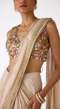 The Sunlit Oasis Saree Set