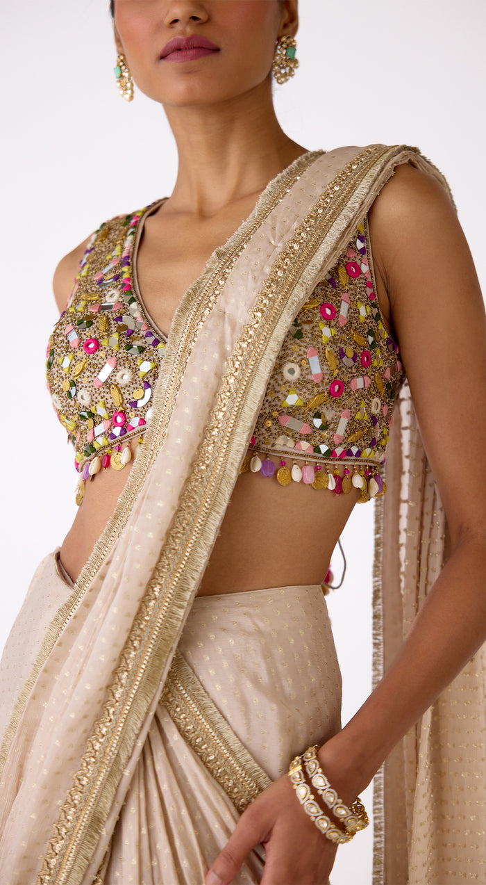 The Sunlit Oasis Saree Set