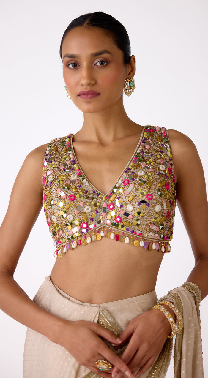 The Sunlit Oasis Saree Set