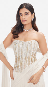 The Empress Drape Corset Saree