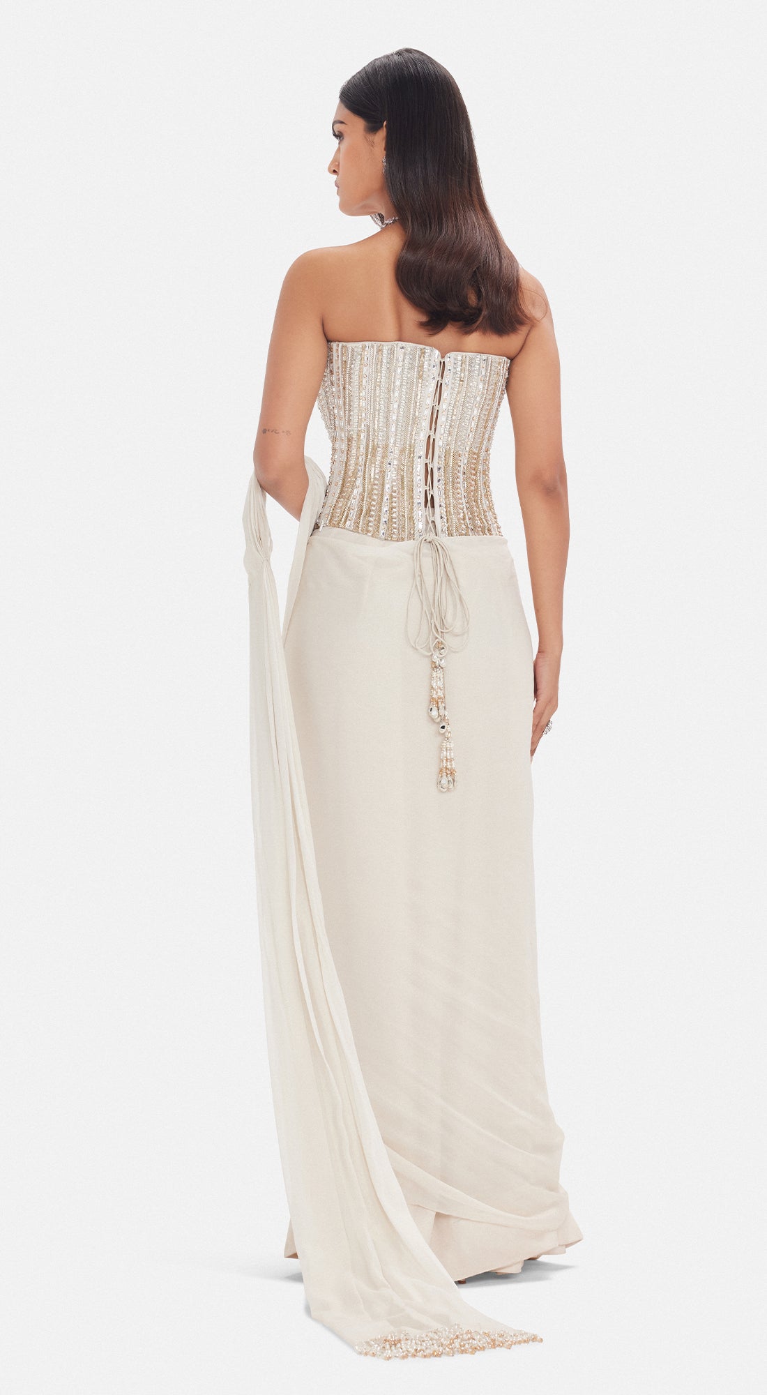 The Empress Drape Corset Saree