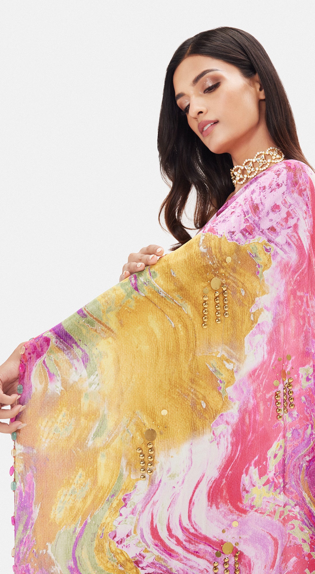The Sunset Serenade Saree