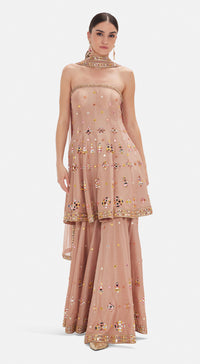 The Ethereal Petal Sharara Set