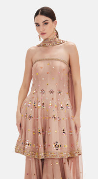 The Ethereal Petal Sharara Set