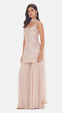 The Blush Garden Sharara Set