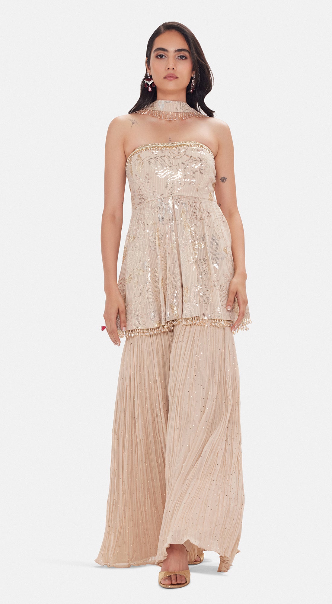 The Royal Sandstone Sharara Set