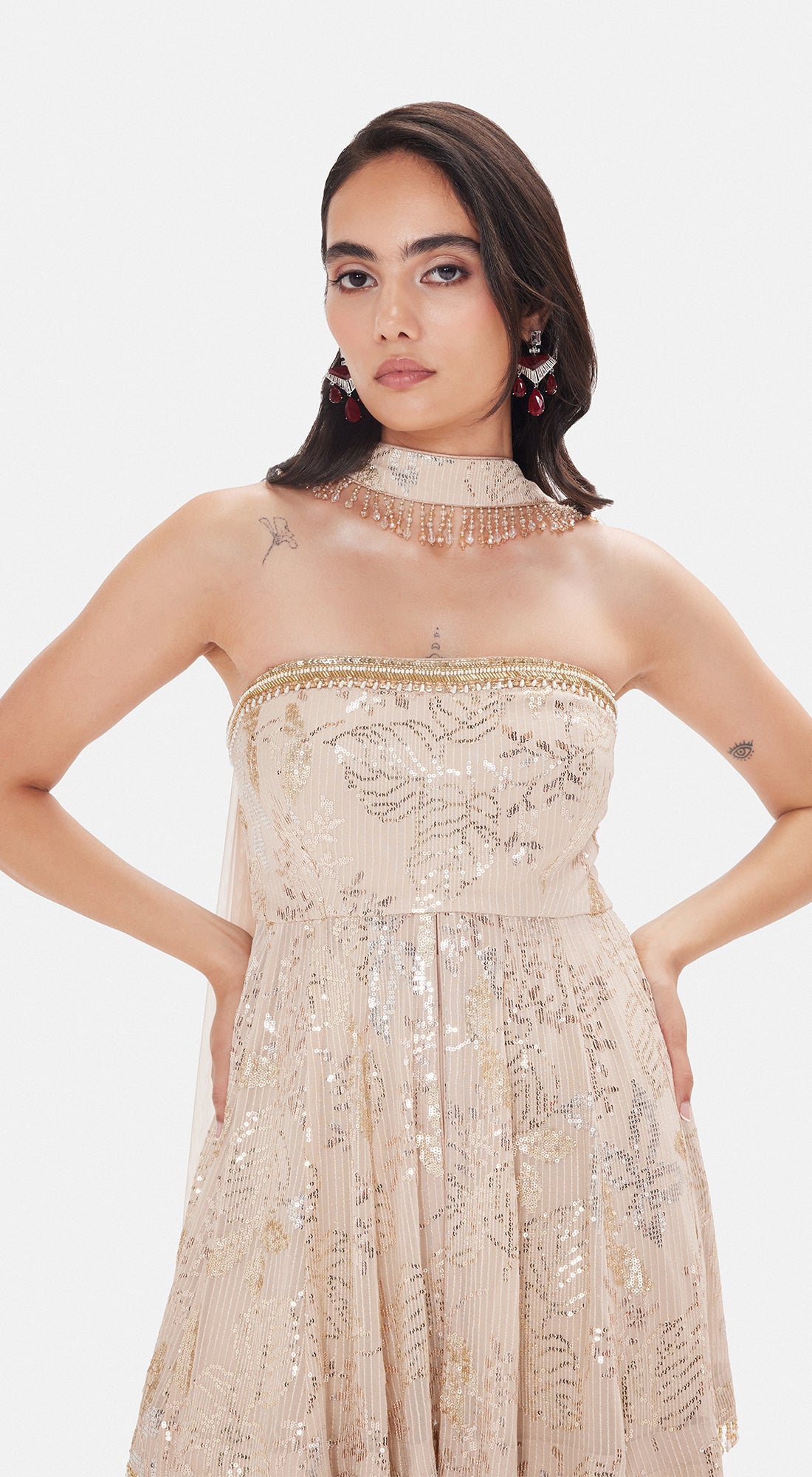 The Royal Sandstone Sharara Set