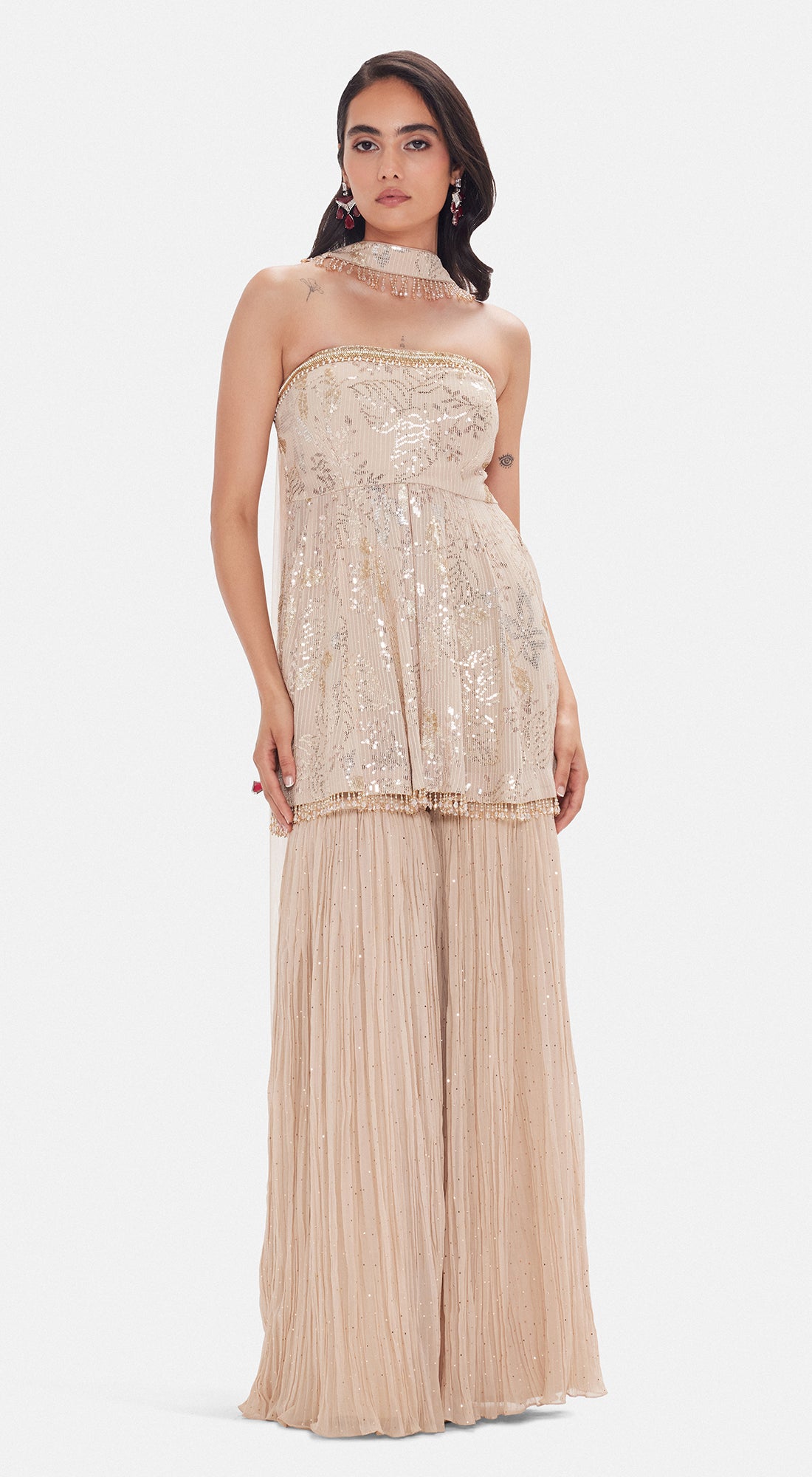 The Royal Sandstone Sharara Set