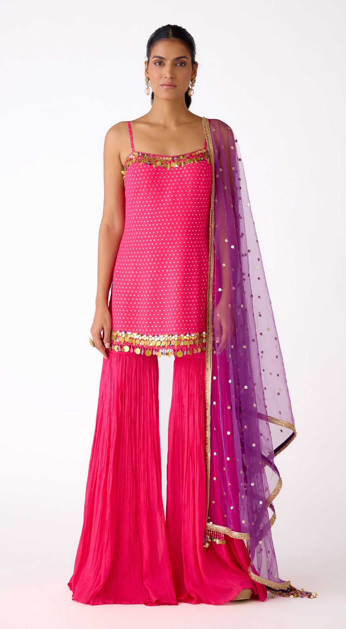 Rani Pink Sharara Set